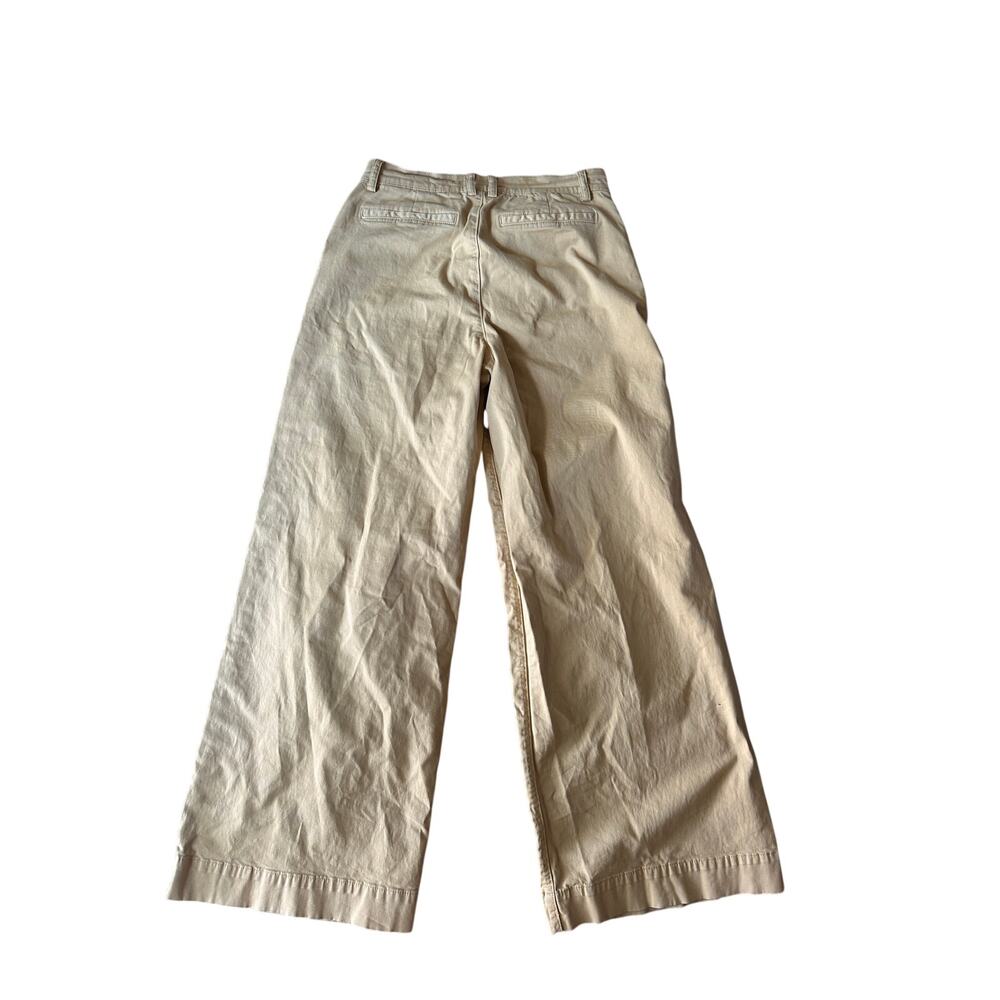 FRAME Wide Leg Tomboy Trousers | Washed Tan | Size 27 - Picture 8 of 10